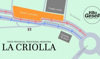 Cambios en el Acceso Norte por la Celebracin de la 8 Fiesta Provincial La Criolla